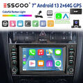 DAB+ Autoradio Android 13 Carplay 2+64G GPS Für Mercedes C Klasse W203 CLK W209