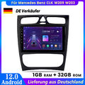 Android12.0 Für Mercedes Benz W203 W209 Autoradio GPS Navi Sat BT WIFI DAB+ 32GB