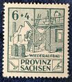 Alliierte Besetzung 1946 Mi87 A Provinz Sachsen Briefmarke Stamp Timbre Sello