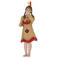 KINDER INDIANERIN KOSTÜM / Karneval Fasching Indianer Kleid Mädchen Verkleidung