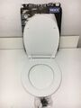 WENKO Premium WC-Sitz Kos Weiss, Toilettendeckel mit Absenkautomatik