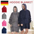 Unisex Decke Soft Warm Sweatshirt Hoodie Plüsch Hoodie Übergroße Nachtwäsche NEU