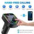 Handsfree Bluetooth FM Transmitter Car Kit Radio MP3 USB-Charger-Adapter E6O2