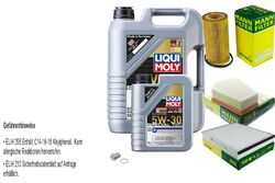 MANN Inspektionspaket 6 L LIQUI MOLY Special Tec F 5W-30 für Volvo V40