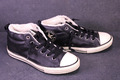 Converse CTAS Street Mid Unisex Sneaker Chucks Gr. 37 schwarz Leder Fell BC366