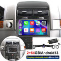 DAB+ Carplay 2+64GB Autoradio Android 13 GPS Kamera Für VW Touareg 7L 2002-2010