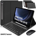QWERTZ Tastatur Schutzhülle Maus Für Samsung Galaxy Tab S9 FE 10.9" X510 X516B