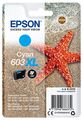 Original Epson 603XL, Seestern Cyan Tintenpatrone, T03A2, C13T03A24010 Posten