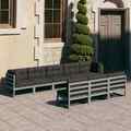 Garten Lounge Set Gartenmöbel Sofa Sitzgruppe 8-tlg. Massivholz Kiefer vidaXL