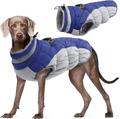 Wasserdichter Hundemantel Winterjacke Fleece Gefüttert Reflektierend XXL Hund