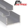 Alu U-Profil 1 Meter Aluprofil U-Leiste Aluminiumprofil Aluminium U-Schiene