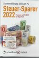 Steuer-Sparer 2022 Einkommen Steuererklärung 2021 am PC CD