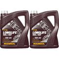 2x5 Liter MANNOL Longlife 504/507 5W-30 Motoröl API SN ACEA C3 7715 synthetic