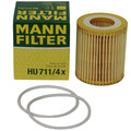 MANN-FILTER (HU 711/4 x) Ölfilter für ALFA FIAT OPEL SAAB SUZUKI CADILLAC