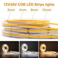 2M-5M COB LED Streifen 480LED Lichtband Stripe Lichterkette Selbstklebend 12V24V