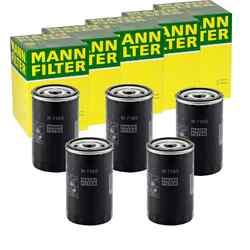 5x MANN-FILTER W 719/5 ÖLFILTER MIT EINEM RÜCKLAUFSPERRVENTIL ANSCHRAUBFILTER