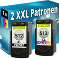 XL Set CANON PG-512 CL-513 TINTE PATRONEN PIXMA MP250 MP280 MP495 MP490 MP270