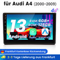 Für Audi A4 8E 8H B6 B7 2000-2009 6+128GB Android 13 Autoradio GPS Navi WIFI DSP