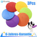 3pcs Frisbee Naturgummi Wurfscheibe Hundefrisbee Schwimmend Hundespielzeug Dog