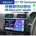 Autoradio für SUZUKI SWIFT III 2003-2010 Navi GPS WIFI BT 2+32G Android Carplay