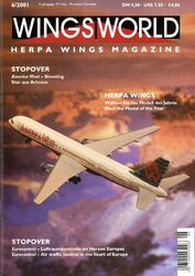 Wings World 2001 6/01 D GB Herpa Wings Magazine Dallas Love Field America West 