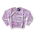 Champion Fleece Sweatshirt Pullover Sweater Custom Fit Damen Tie Dye | Gr XS
