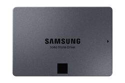 Samsung - MZ-77Q8T0BW - 870 QVO MZ-77Q8T0BW - Solid state drive - encrypted8 TB - internal - 2.5" - SATA 6Gb/s - buffer: 8 GB