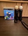 2x PlayStation 3 Move Motion Controller Inklusive Spiel