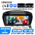 Android 13 4+64G Autoradio DAB+ CarPlay GPS Cam Für BMW 5er E60 E61 E90 E91 CCC