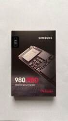 Samsung 980 PRO NVMe M.2 SSD 1TB, PCIe 4.0x4, NVMe Interne Festplatte...