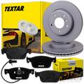 TEXTAR BREMSSCHEIBEN 314mm + BELÄGE VORNE für AUDI A4 B9 8W + für AUDI A5 F5