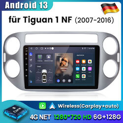 6+128G 9"Android 13 Autoradio CarPlay GPS NAVI für VW Tiguan 1NF 2007-2016 4GNet