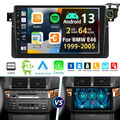 Autoradio 9" Für BMW E46 3er 318 320 325 GPS NAVI BT WIFI RDS Camera SWC FM USB