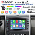 Android 13 Autoradio 64G Carplay Für Mercedes Benz A/B-Class B200 W169 W639 W245