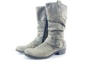 Tamaris Damen Stiefel Stiefeletten Ankle Boots Absatzschuhe Grau Gr. 39 (UK6)