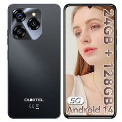 OUKITEL C50 5G Handy Ohne Vertrag Android 14 24GB+128GB/1TB 6,8 Zoll Smartphone