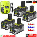 9.0Ah 18V 5Ah 7Ah Akku für RYOBI One+ Plus Lithium RB18L50 P108 P104 Batteries