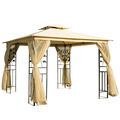 Luxus Pavillon Gartenpavillon Partyzelt Fest Gartenzelt Pagode 3x3m