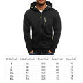 Herren Kapuzenpullover Sweatjacke Hoodie Sweatshirt Pullover Pulli Langarm Sport