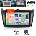 4+64G 9"Android 13 Autoradio GPS Navi WIFI BT Carplay Für Mazda 6 2007-2012 +Kam