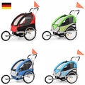 Kinderfahrradanhänger 2-In-1 Fahrradanhänger Kinderwagen Hunde Anhänger Wagen