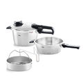 FISSLER Schnellkochtopf Duo-Set VITAVIT PREMIUM 4,5 Liter + 2,5 Liter