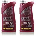 2L Original MANNOL Extra Getriebeöl 75W-90 API GL 4/GL 5 LS MN8103-1