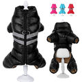 Wasserdicht Hundemantel Hundejacke Winter Overall Reflektierende Hundegeschirr