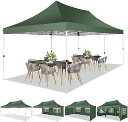 Pavillon Faltpavillon 3x6m Wasserdicht Stabil Partyzelt Pop Up Gartenpavillon DE