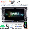 DAB+ Android 13 Autoradio GPS Navi Für Golf 5 6 T5 Touran Passat Kamera