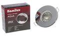 Schöne LED Bad/Dusch Einbaurahmen Aqua + 5W MCOB LED & GU10 Fassung 230V IP65 KG