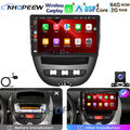 64GB Android13 Autoradio GPS NAVI CarPlay Für Toyota Aygo Peugeot 107 Citroen C1