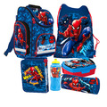 Spiderman 6 tl. Set SCHULRANZEN Ranzen Federmappe Tornister TASCHE Marvel Spider