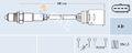 LAMBDASONDE FAE FÜR SKODA VW SEAT FABIA I + I + LIMO + COMBI + I 01-14 77435